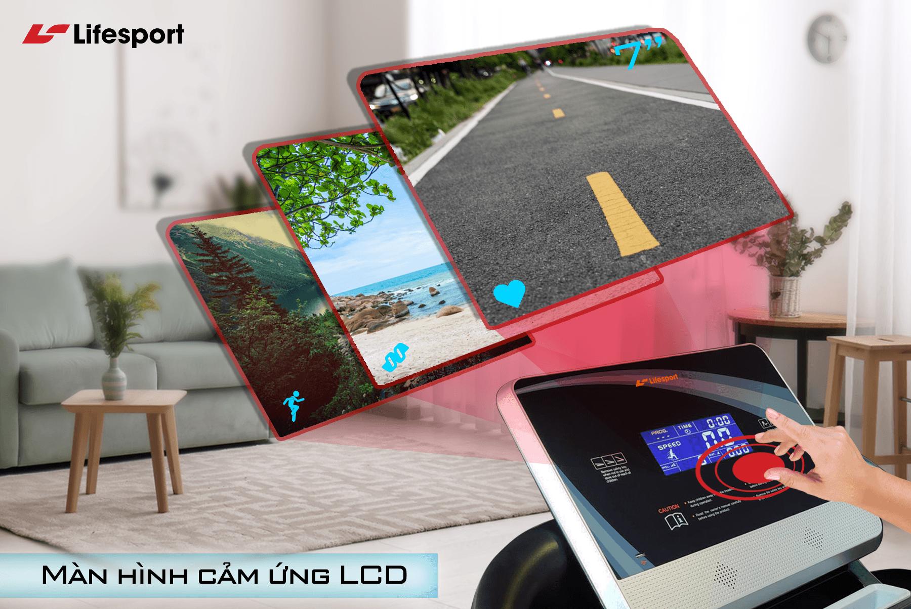 Máy chạy bộ lifesport những chi tiết ấn tượng nhất