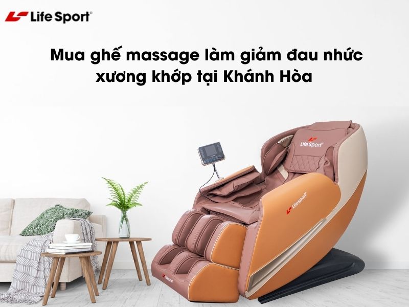 Mua ghế massage tại Khánh Hòa làm giảm đau nhức xương khớp