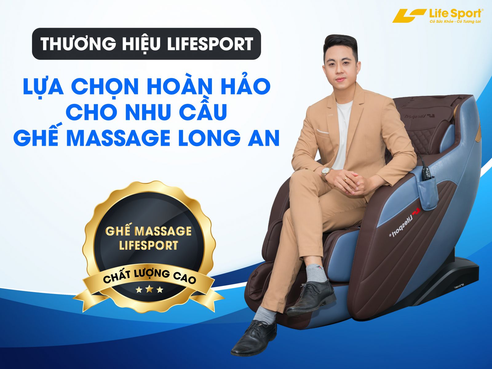 Thương hiệu LifeSport - lựa chọn hoàn hảo cho nhu cầu ghế massage Long An