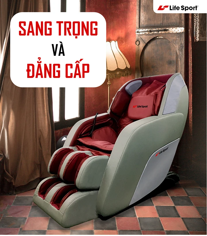 Ghế massage toàn thân thiết kế sang trọng