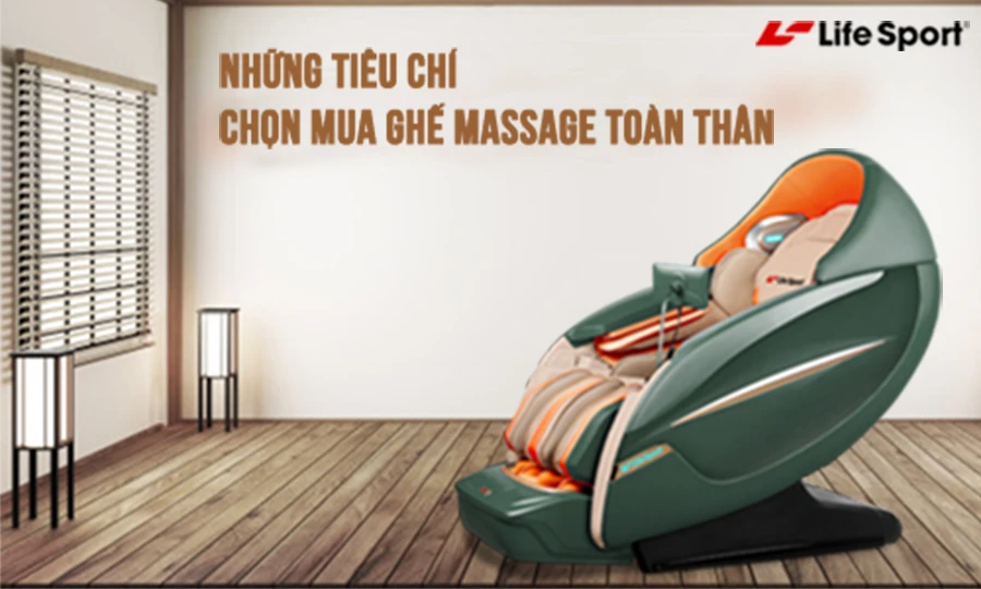 Tiêu chí mua ghế massage toàn thân giá rẻ