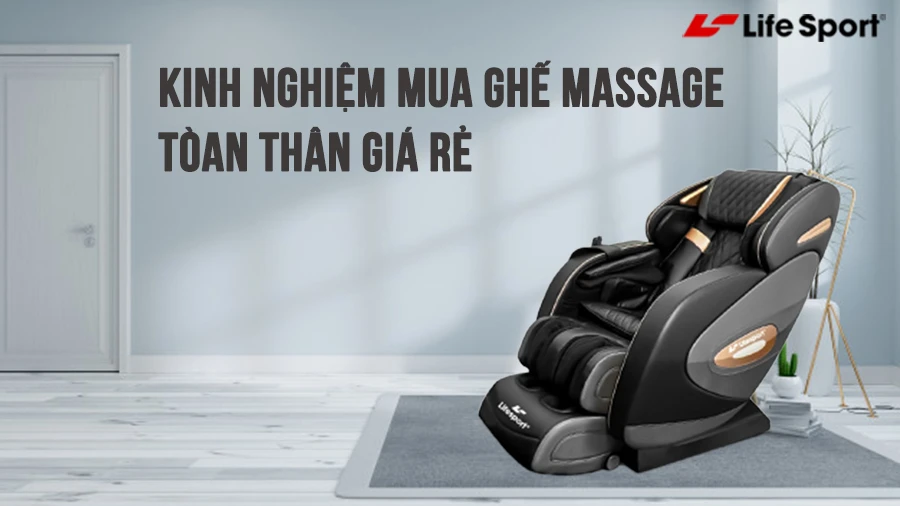 Kinh nghiệm mua ghế massage toàn thân giá rẻ
