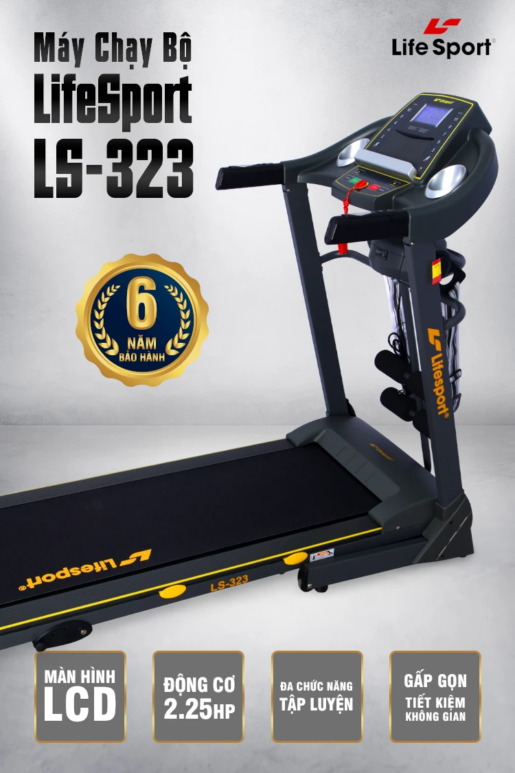 Máy chạy bộ Lifesport LS-323