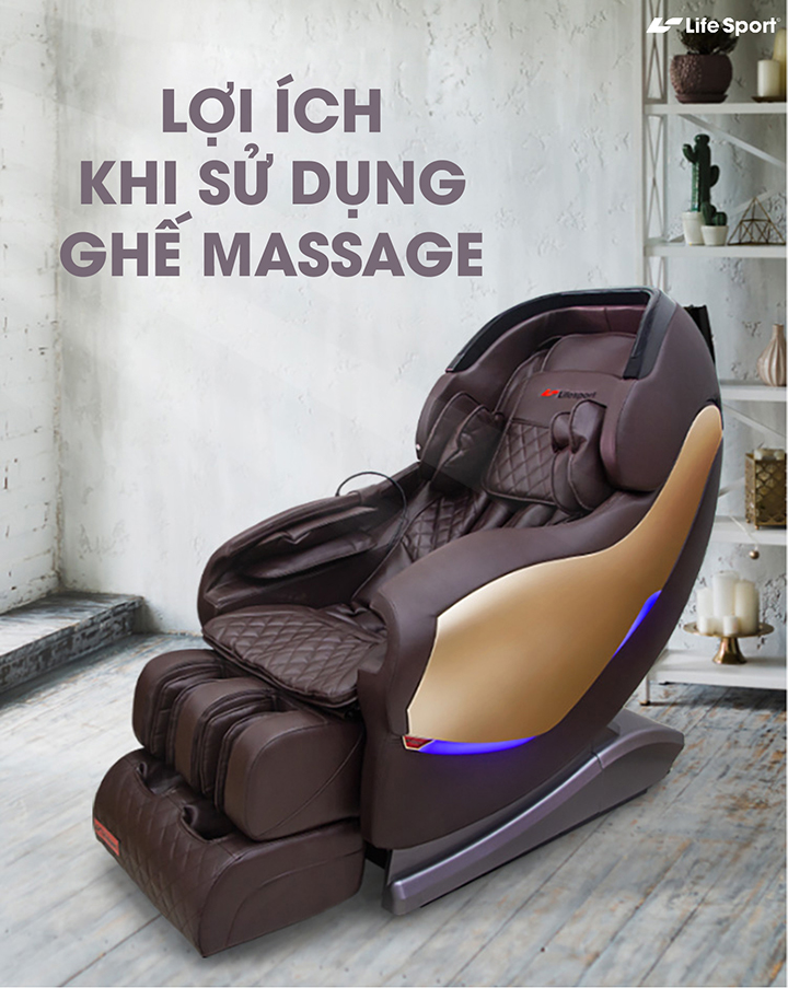 Những lợi ích khi sử dụng ghế massage toàn thân đem lại
