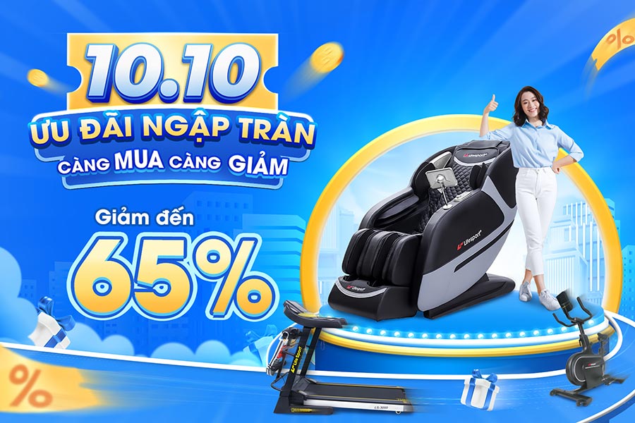 Đón Siêu Sale 10/10 - Săn Deal Khủng Từ Lifesport
