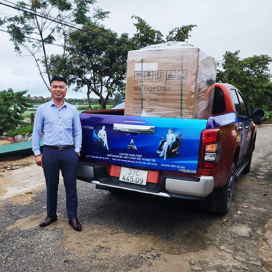 Lifesport Nghệ An Giao Ghế Massage LS-666 Cho Chú Thuấn