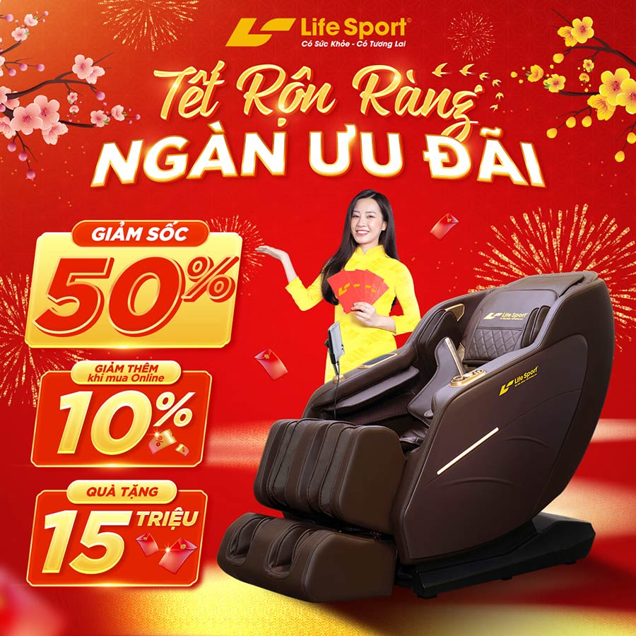 Tết Rộn Ràng - Nhận Ngàn Ưu Đãi Từ Lifesport 