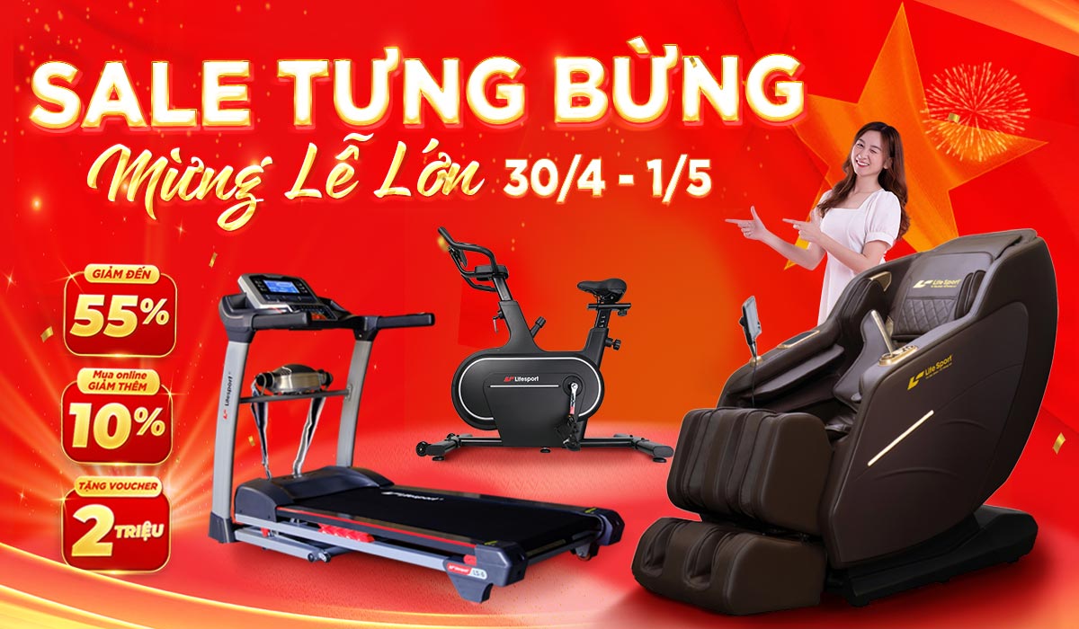 Lifesport Sale Tưng Bừng – Mừng Lễ Lớn 30/4 – 1/5
