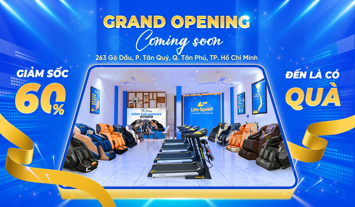 [Coming Soon] Lifesport Khai Trương Cửa Hàng Mới Tại TP. Hồ Chí Minh