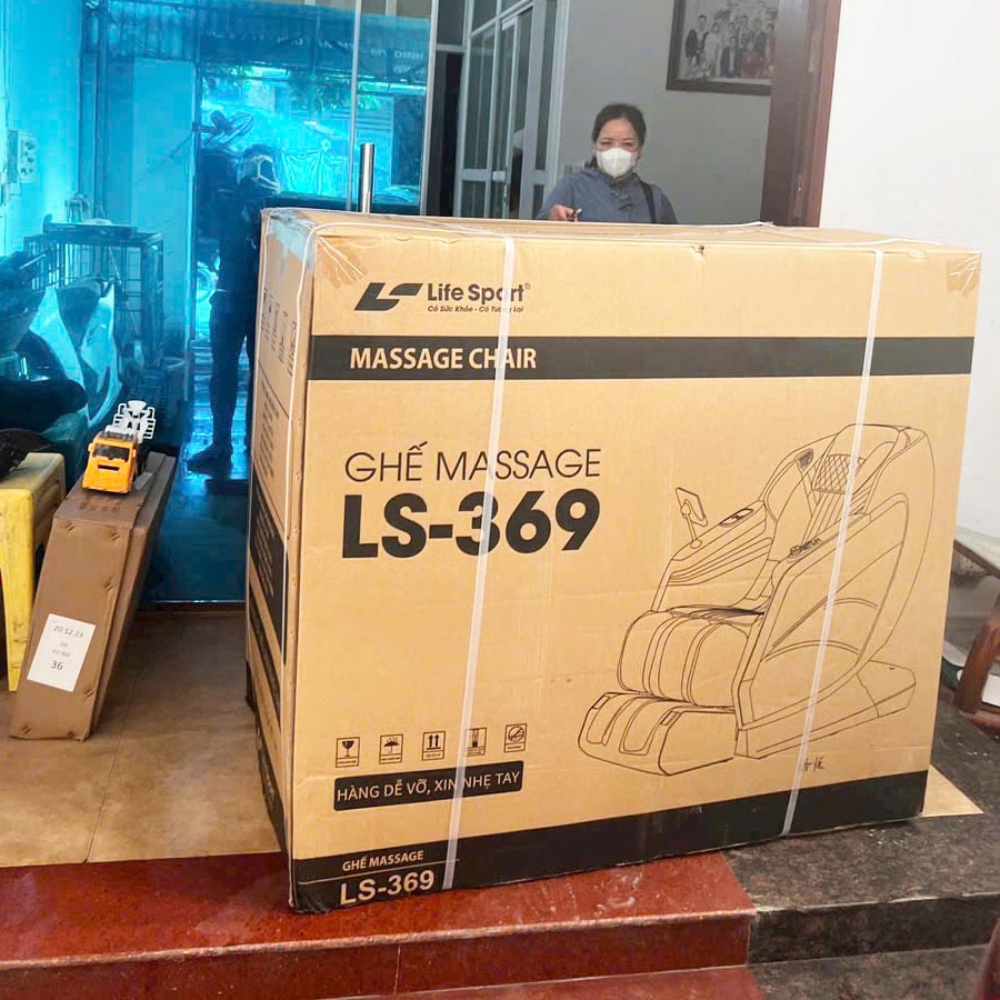 Lắp Đặt Ghế Massage Lifesport LS-369 Cho Anh Thái Tại Bình Dương 