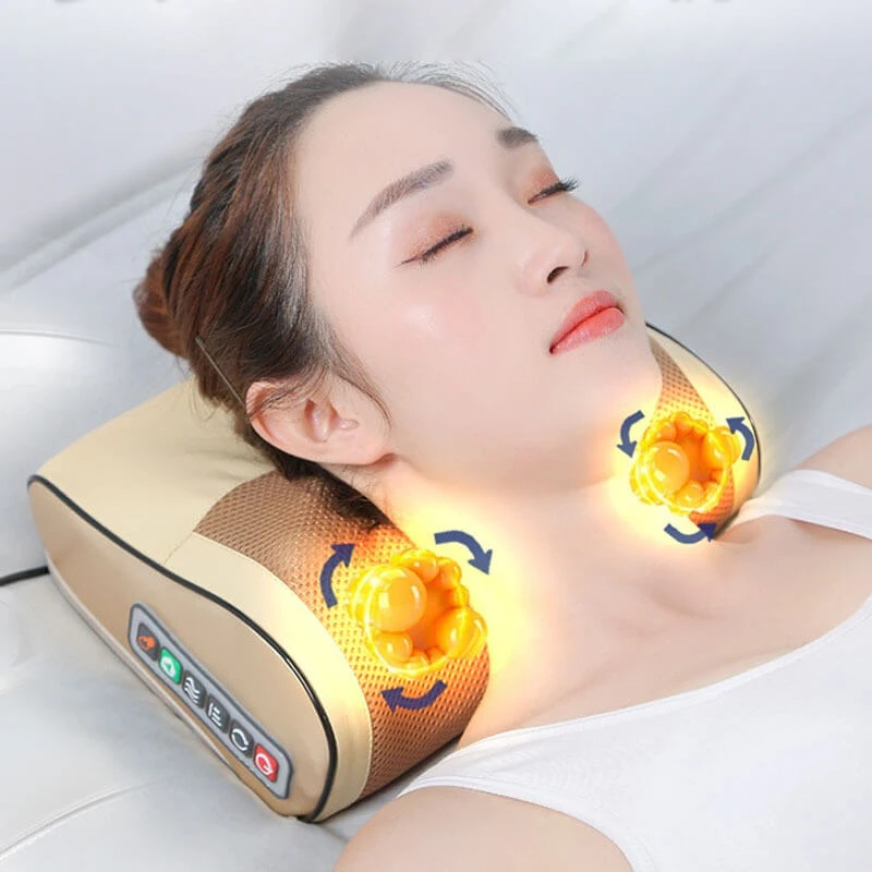 gối massage hồng ngoại có tốt không