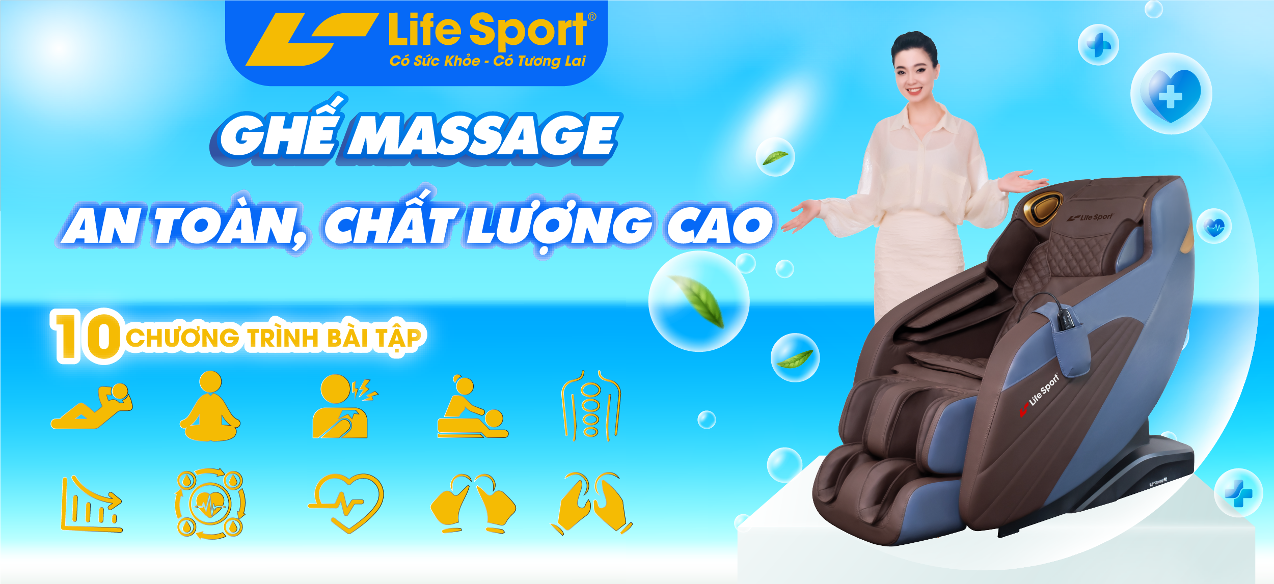 Ghế Massage LifeSport LS-2900