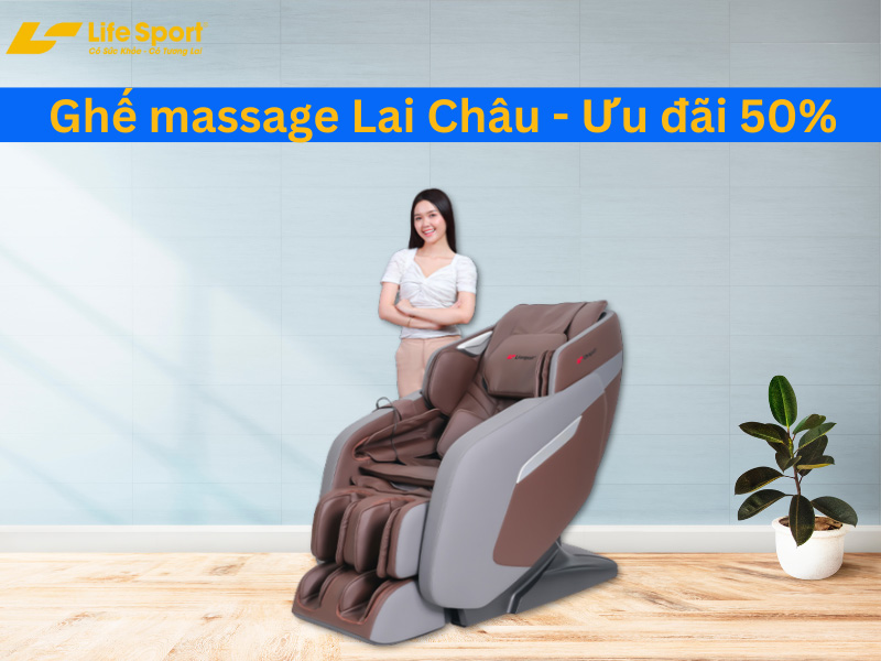 Mua ghế massage Lai Châu ưu đãi đến 50%
