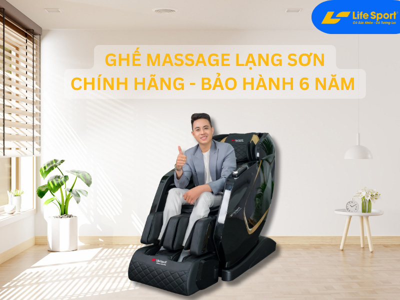 Ghế massage chính hãng - bảo hành 6 năm 