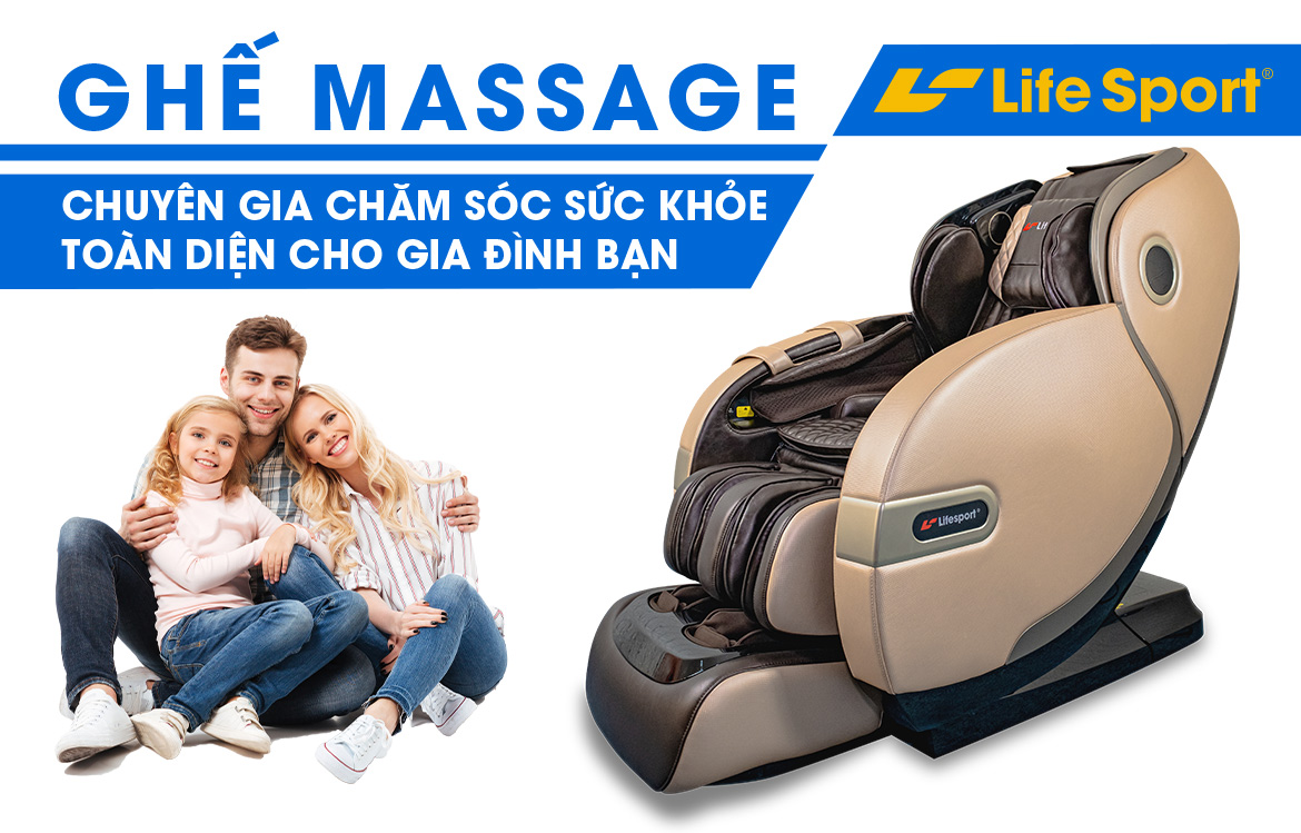 Ghế massage giá rẻ thương hiệu Lifesport