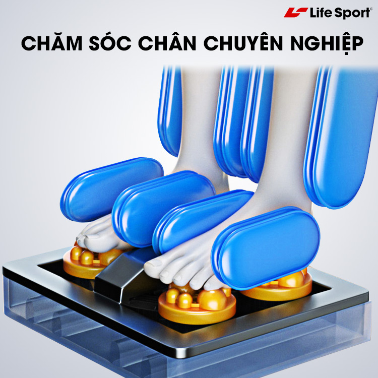 Ghế massage LifeSport LS-300 | con lăn massage chân