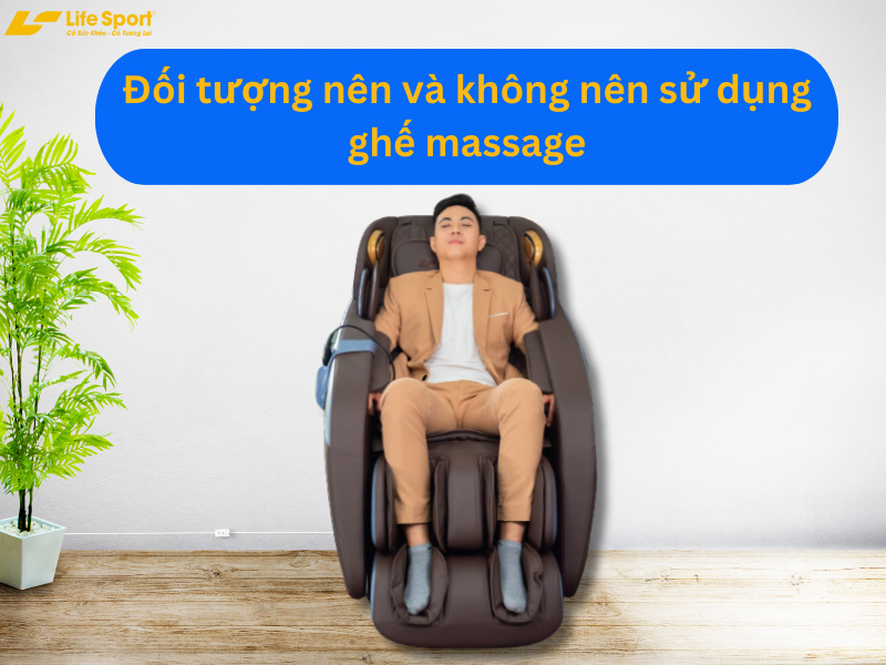 Đối tượng sử dụng ghế massage Ninh Thuận 