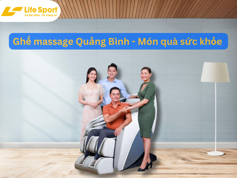 Ghế massage Quảng Bình hỗ trợ chăm sóc sức khỏe