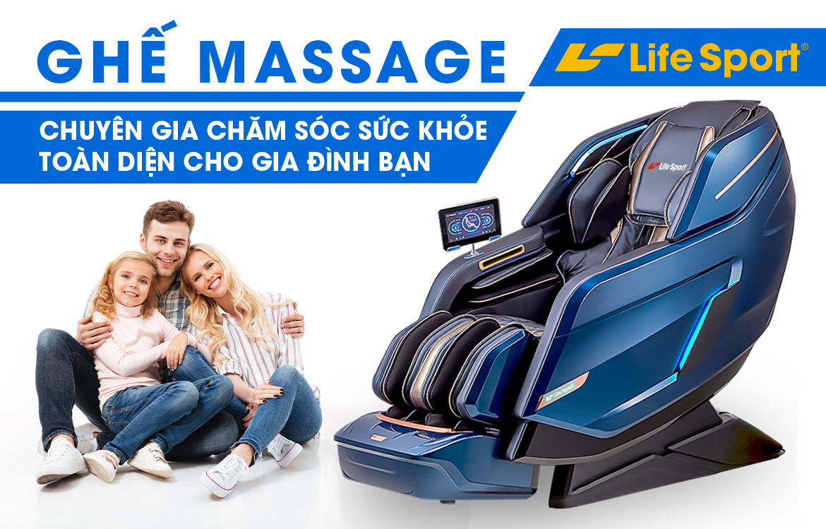 Ghế massage - thương hiệu Lifesport