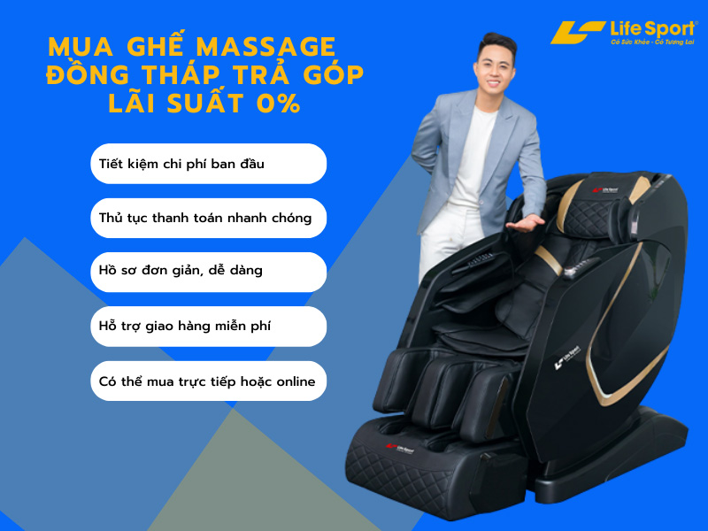 Ghế massage Đồng Tháp giá rẻ chính hãng