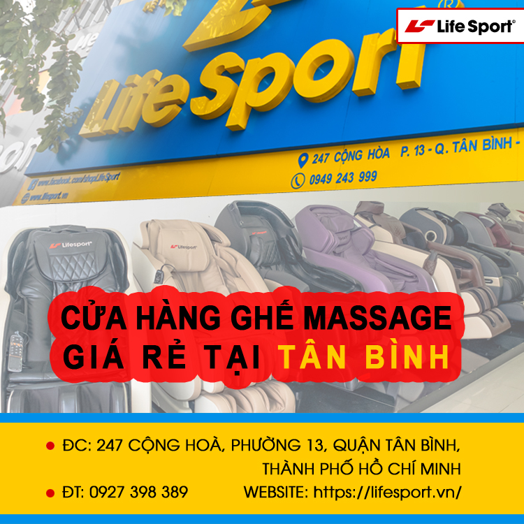 Bật mí nơi mua ghế mát xa Tân Bình giá rẻ, chính hãng, góp 0% Cửa hàng mua ghế massage tại Tân Bình