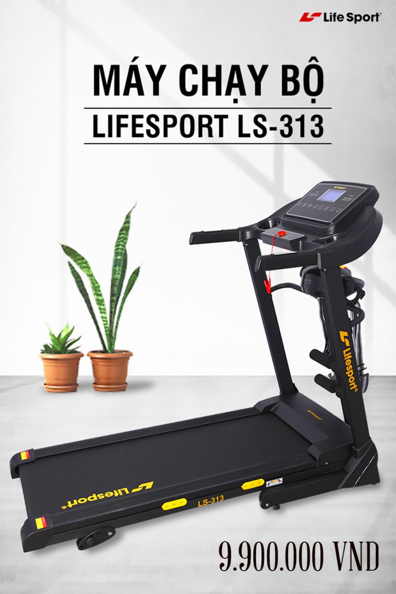 Máy chạy bộ điện Lifesport LS-313 giá rẻ