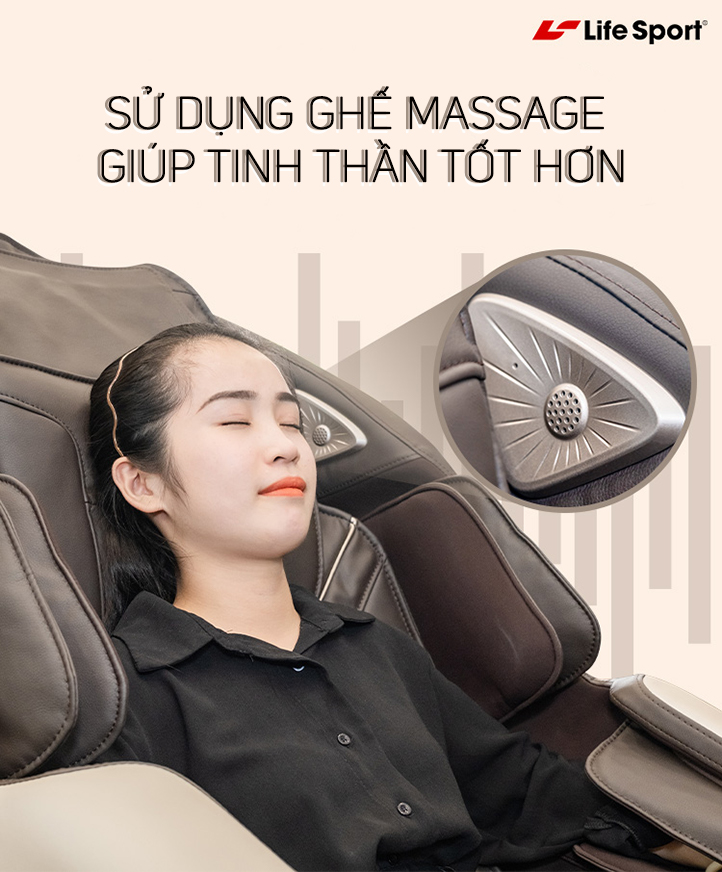 Ghế massage Hà Nội giảm thiểu căng thẳng