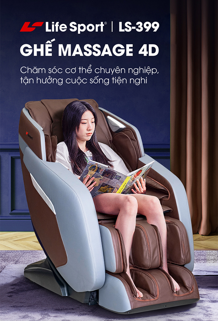 Ghế massage Bình Phước LS-399 | góp 0%