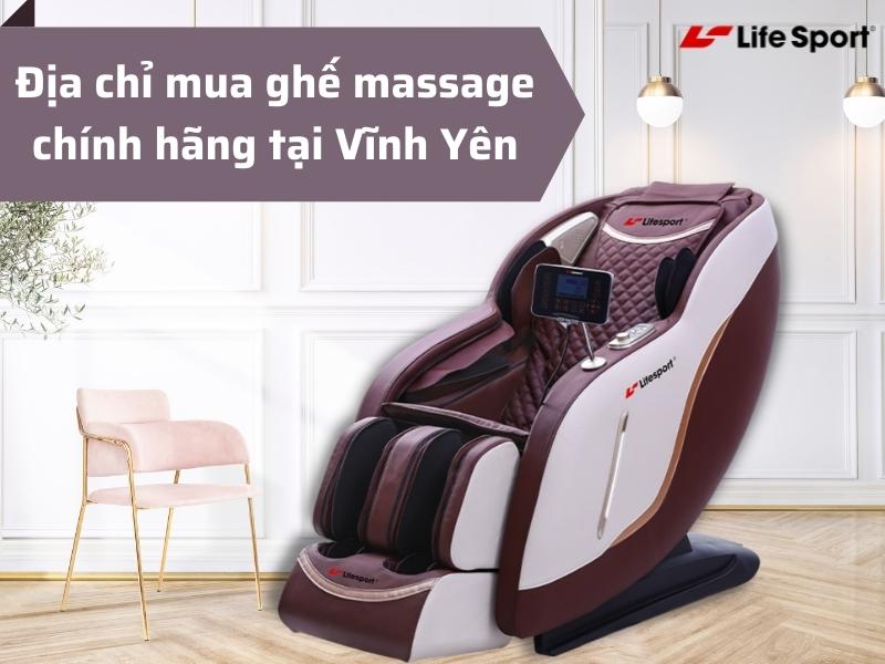 Địa chỉ mua ghế massage chính hãng tại Vĩnh Yên