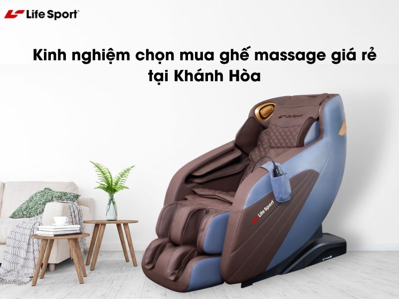 Kinh nghiệm chọn mua ghế massage tại Khánh Hòa giá rẻ