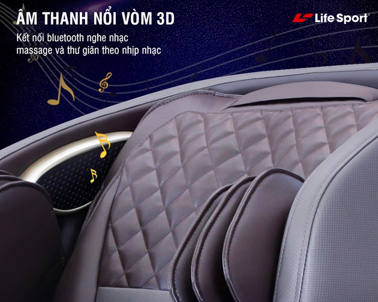 Ghế massage lifesport 2600 | trang bị loa nghe nhạc