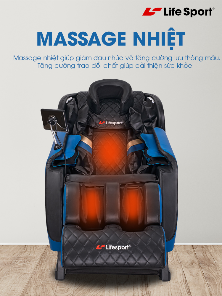 Ghế massage giá rẻ dò tìm huyệt đạo, chính hãng