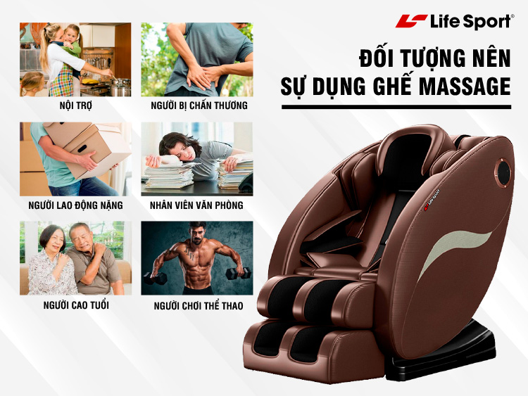 Ghế massage Life Sport LS 268 bảo hành