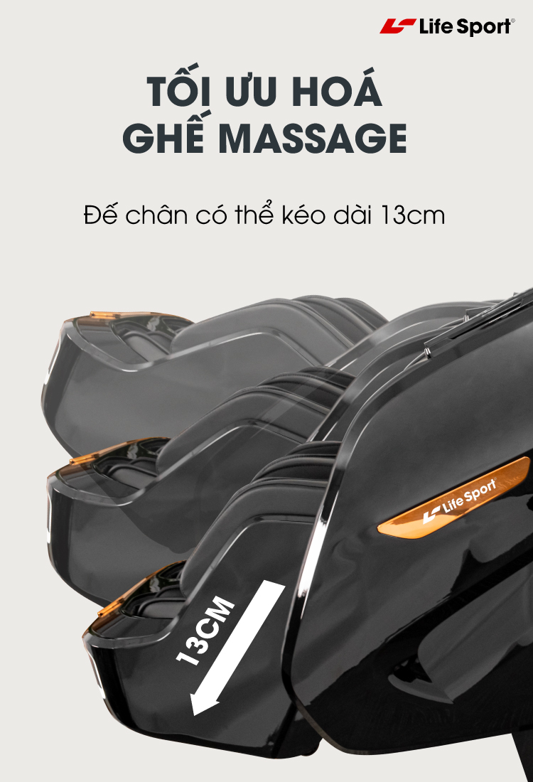 Ghế massage LifeSport LS-699 Tối ưu hóa ghế massage