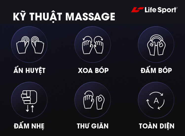 Ghế massage chất lượng LS-799 vượt trội | Lifesport