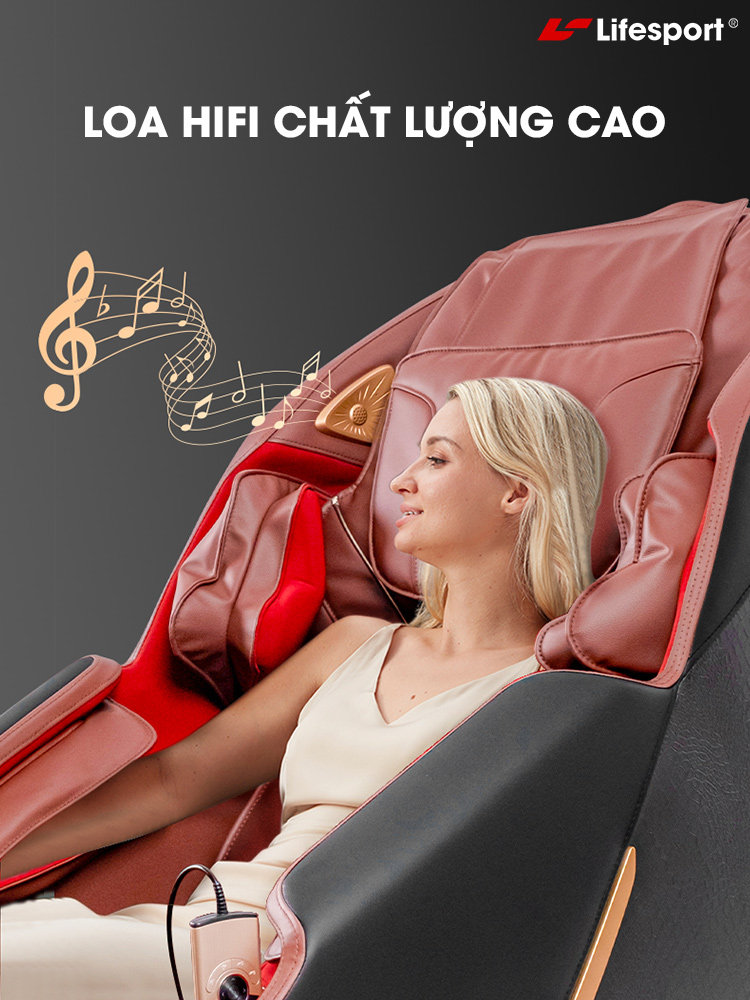 Ghế massage giá rẻ nghe nhạc qua bluetooth