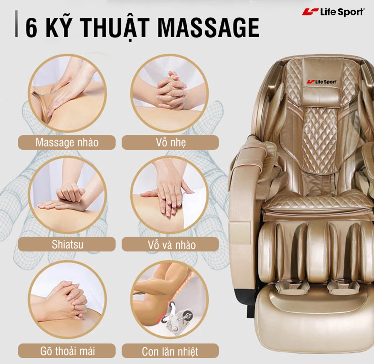 Ghế massage Life Sport LS-9900 | chính hãng, góp 0%