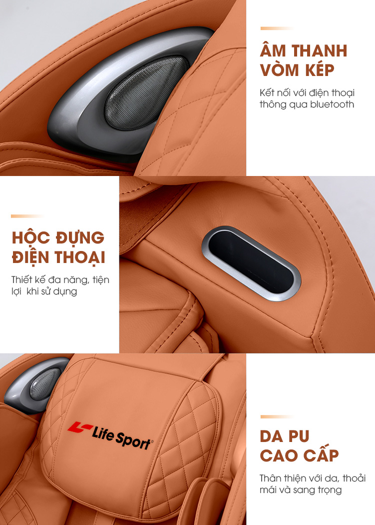 Ghế massage Life Sport LS-350 chất lượng cao