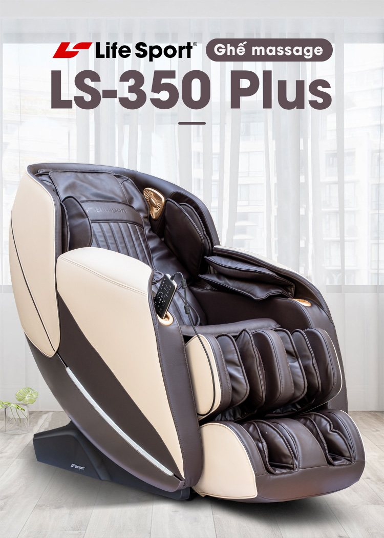 Ghế massage Lifesport ls-350 plus sang trọng