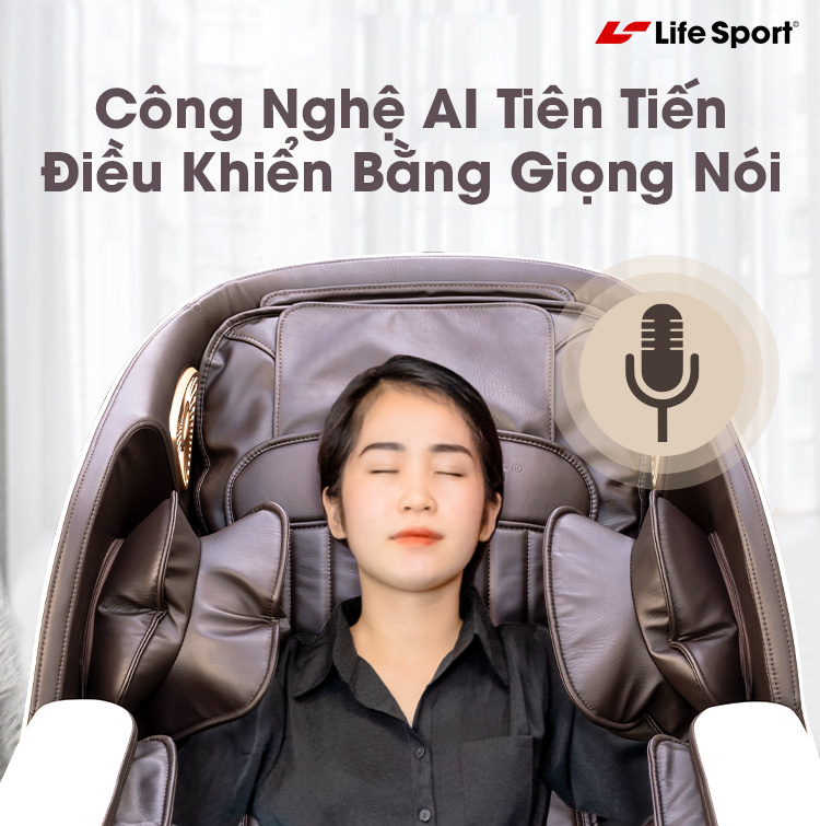 ghế massage điều khiển giọng nói