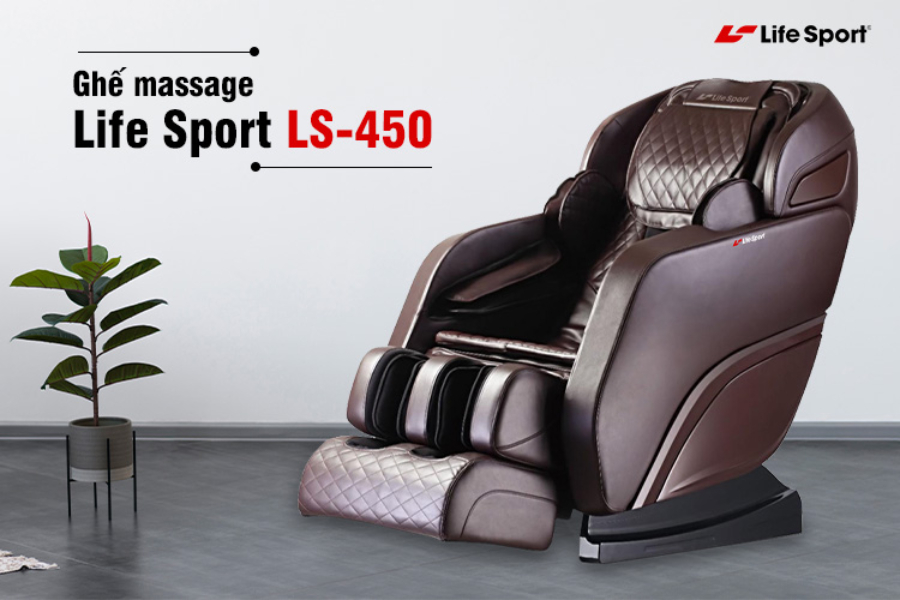 Ghế massage LS-450 với công nghệ Châu Âu