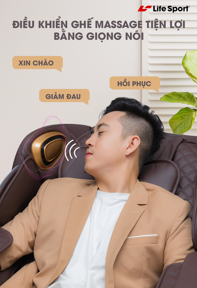 ghế massage điều khiển bằng giọng nói tại Bắc Giang