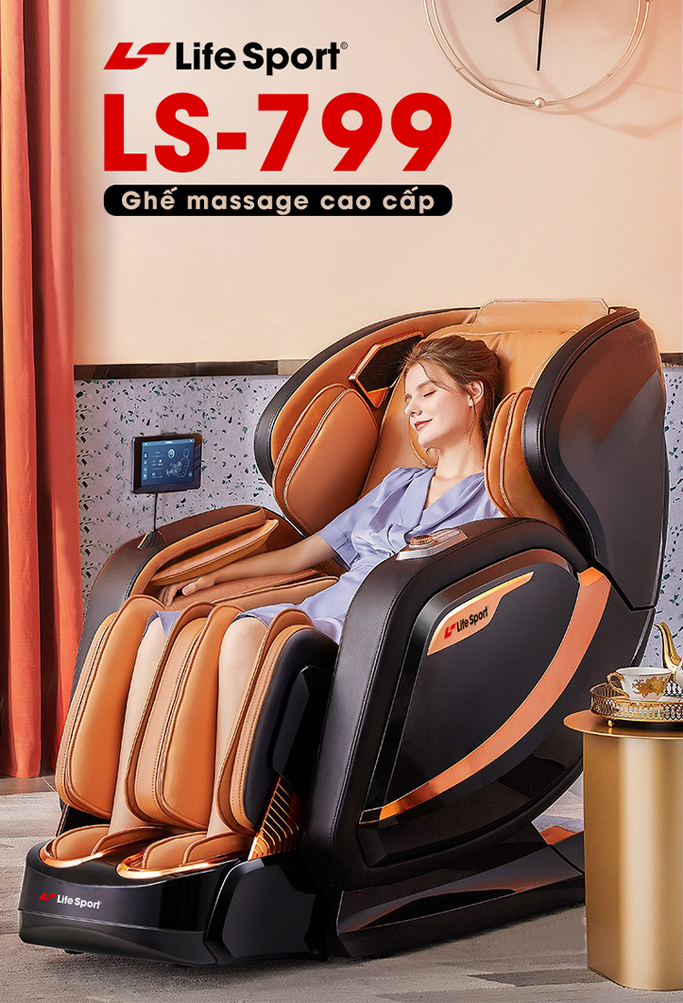 ghế massage Life Sport LS-799 sang trọng thanh lịch