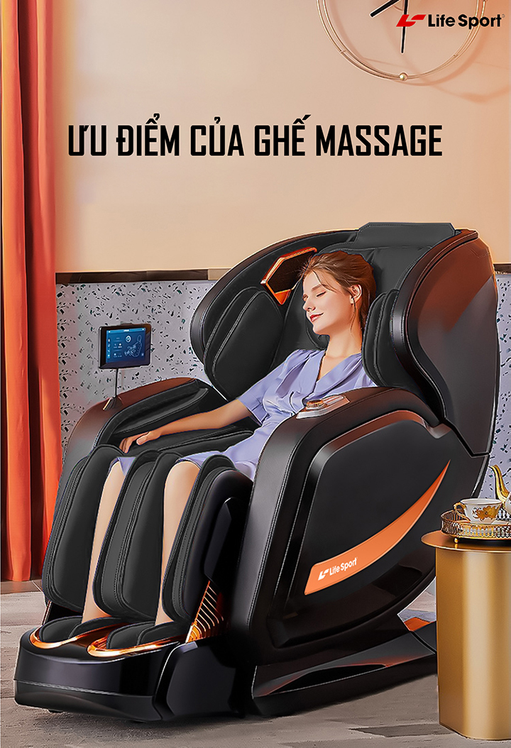 Ưu điểm khi sử dụng ghế massage là gì