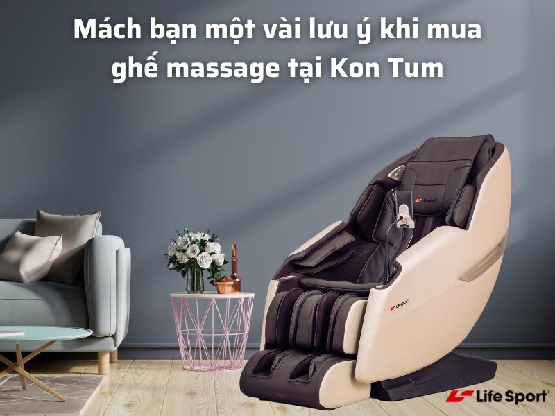 Mách bạn một vài lưu ý khi mua ghế massage tại Kon Tum