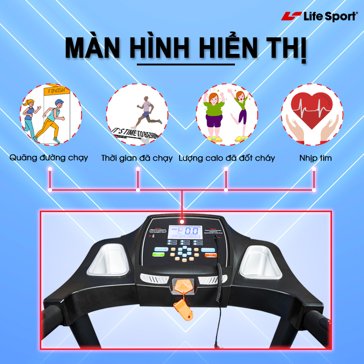 Máy chạy bộ điện Fun Fit | Life Sport 