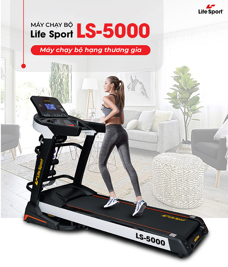 Máy chạy bộ gia đình LS-5000 | Lifesport