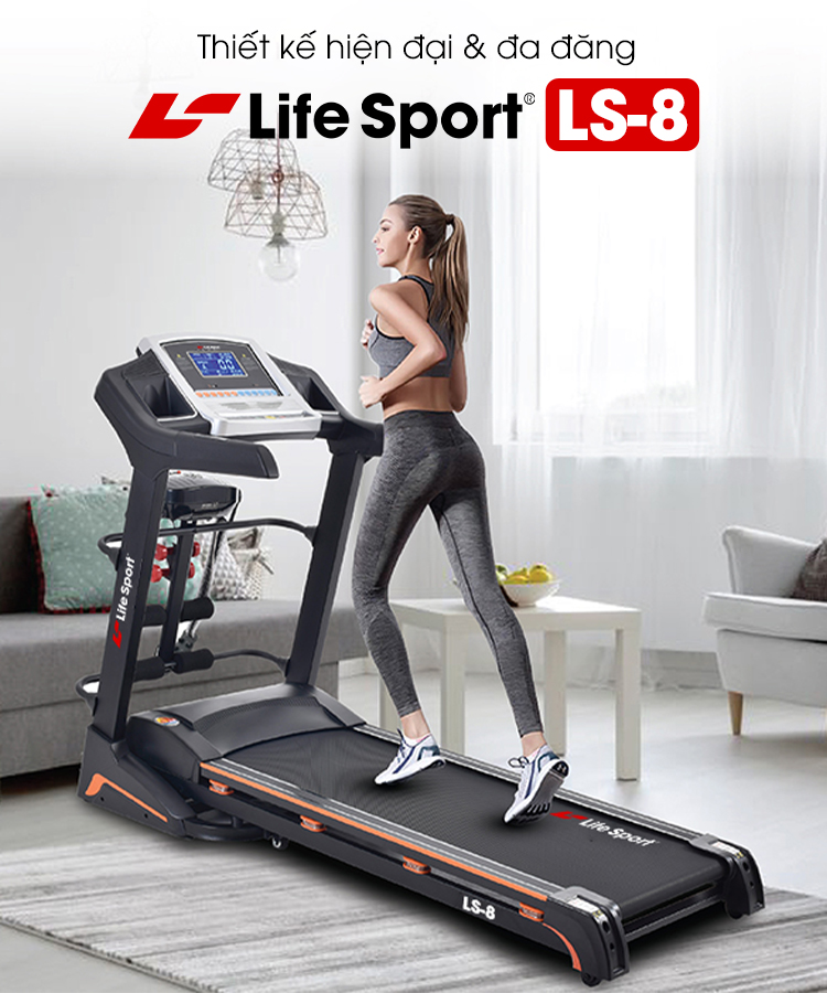 Máy chạy bộ Lifesport LS-8 | uy tín, chính hãng, giá tốt