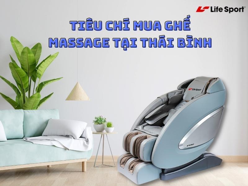 Tiêu chí mua ghế massage tại Thái Bình