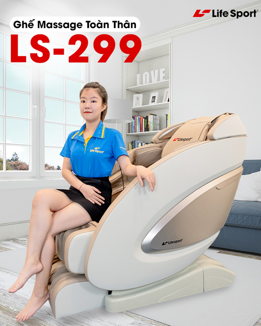 Review ghế massage Life Sport LS-299 | Giá rẻ